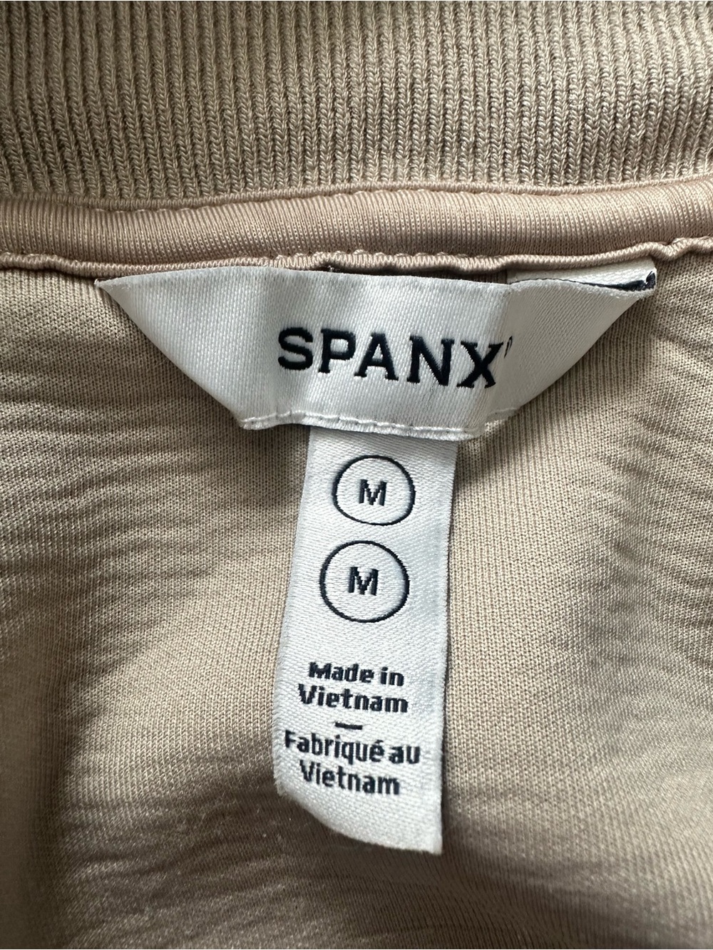 SPANX Air Pique Sleeveless Wide-Leg Jumpsuit with White Piping - Picture 5 of 6